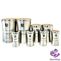 سرویس اشپزخانه 8پارچه استیل درب کروم MRS