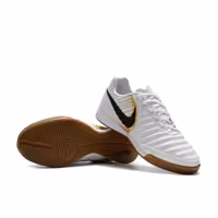 کفش کتانی فوتسال نایک تمپو ایکس سفید طلایی