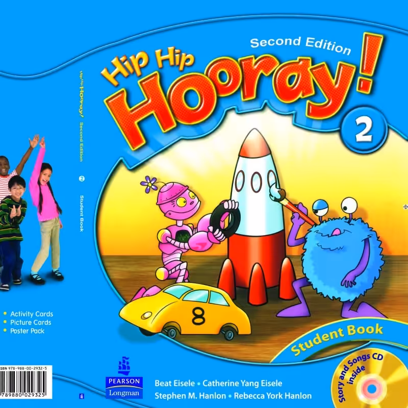 کتاب زبان هیپ هیپ هورای 2 hip hip hooray 2 second edition