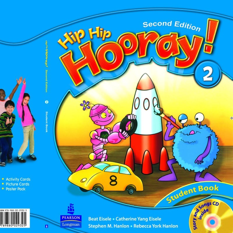کتاب زبان هیپ هیپ هورای 2 hip hip hooray 2 second edition