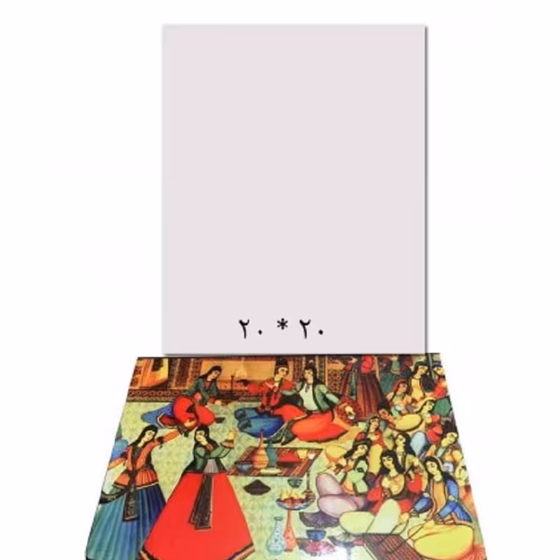 چاپ شاسی 20در20 سانتیمتر (سابلیمیشن) 8 میل مقاوم دربرابررطوبت  با طرح دلخواه شما