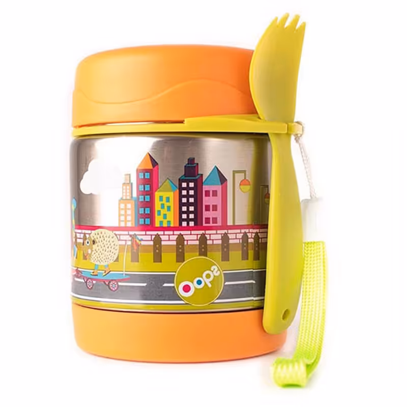 فلاسک غذا نارنجی اوپس oops مدل 4000720