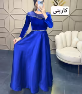 پیراهن مهمانی زنانه مخمل مدل رویا