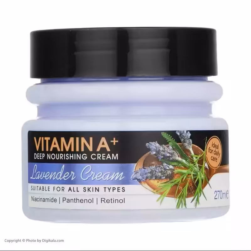 کرم مرطوب کننده دافی مدل Lavender حجم 270 میلی لیتر