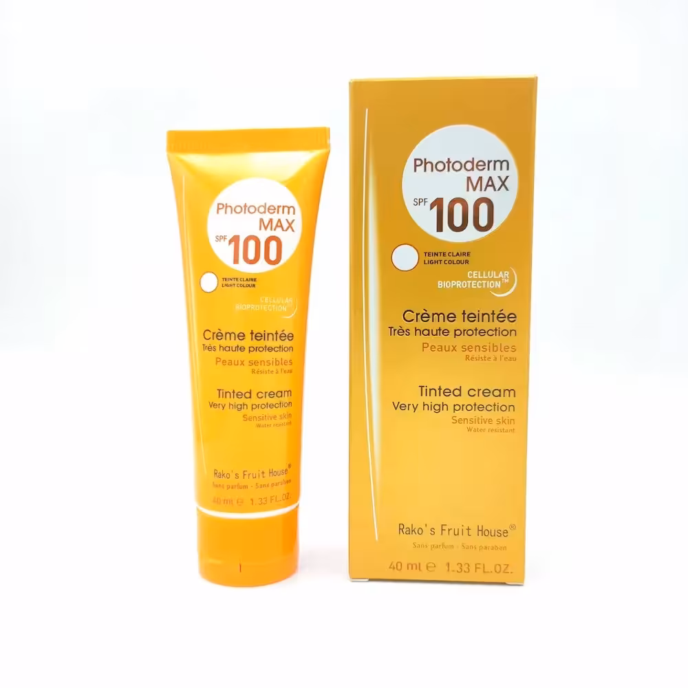 کرم ضد آفتاب فتودرم مکس100 رنگی حجم40میل