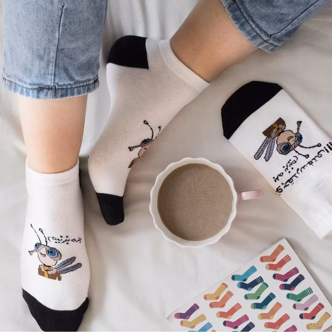 جوراب مهمونی ( پشه و بچه ) بده بزنیم فری سایز