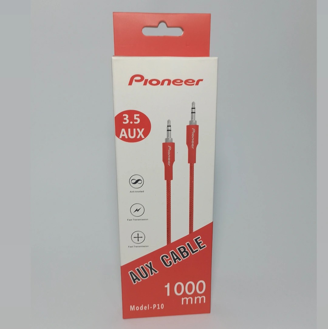 کابل اورجیتال aux pioneer -p10 سر فلزی یک متری