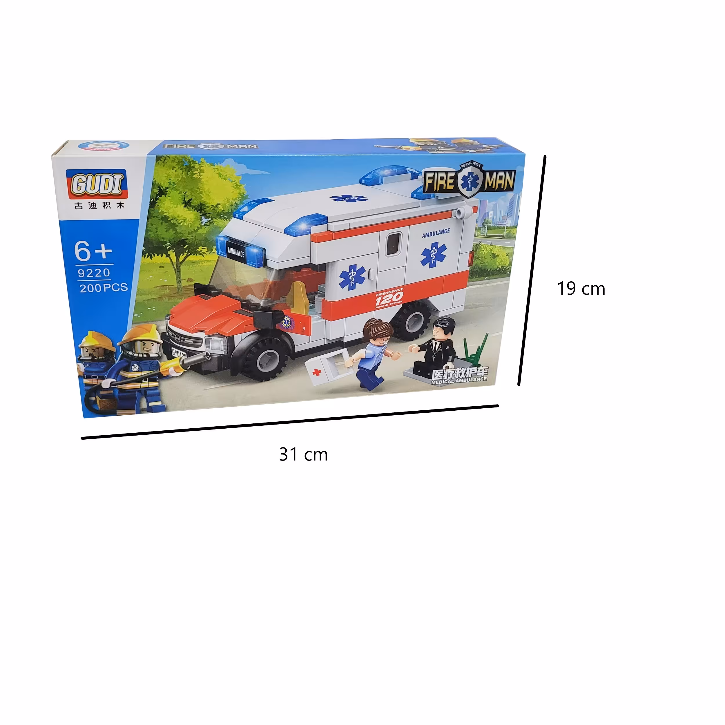 ساختنی مدل  لگو آمبولانس کد 788