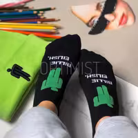 جوراب مچی طرح بیلی ایلیش فری سایز نخ پنبه