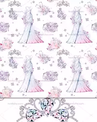 پس زمینه و پترن عروس | گرافیک با طعم تربچه