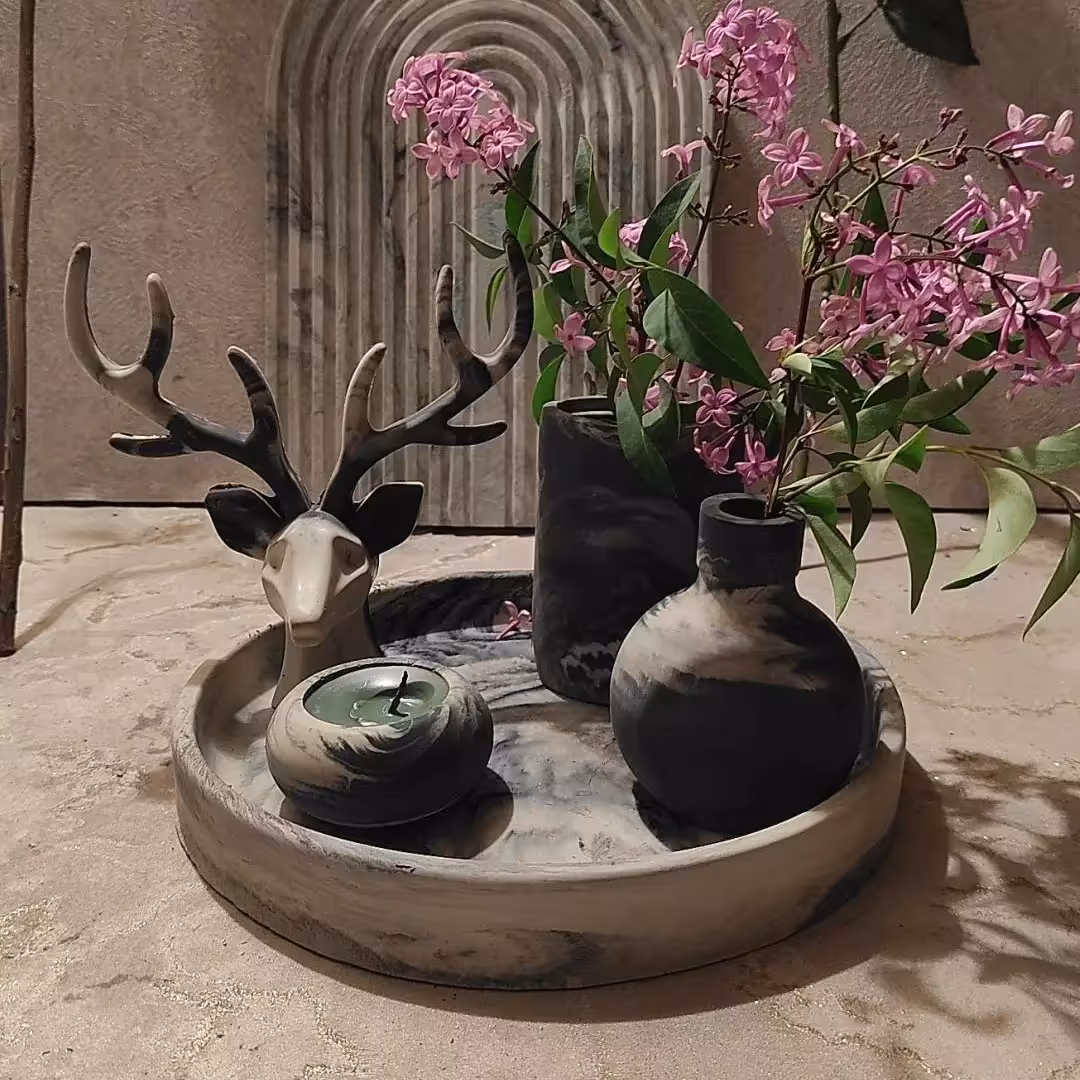 شات گلدان و مجسمه