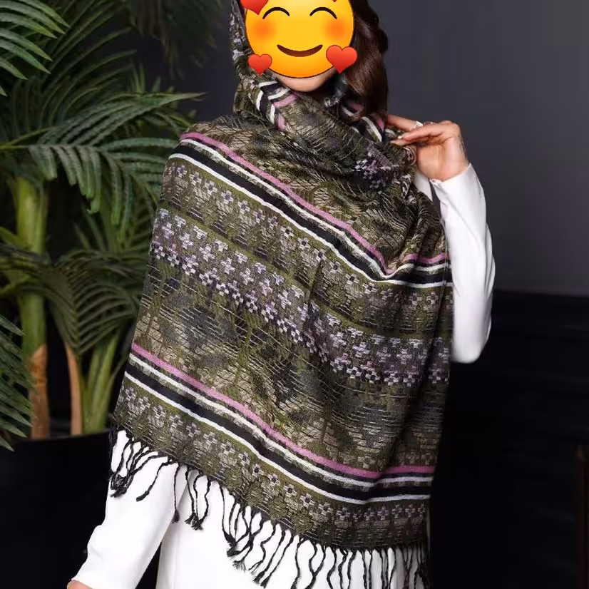 شال نخی فیتیله ای