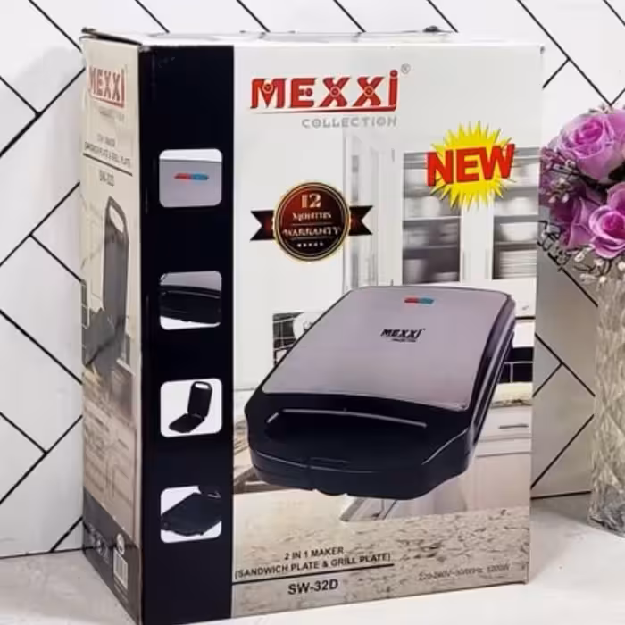 اسنک ساز دو گریل 1200 وات مکسی ساندویچ ساز