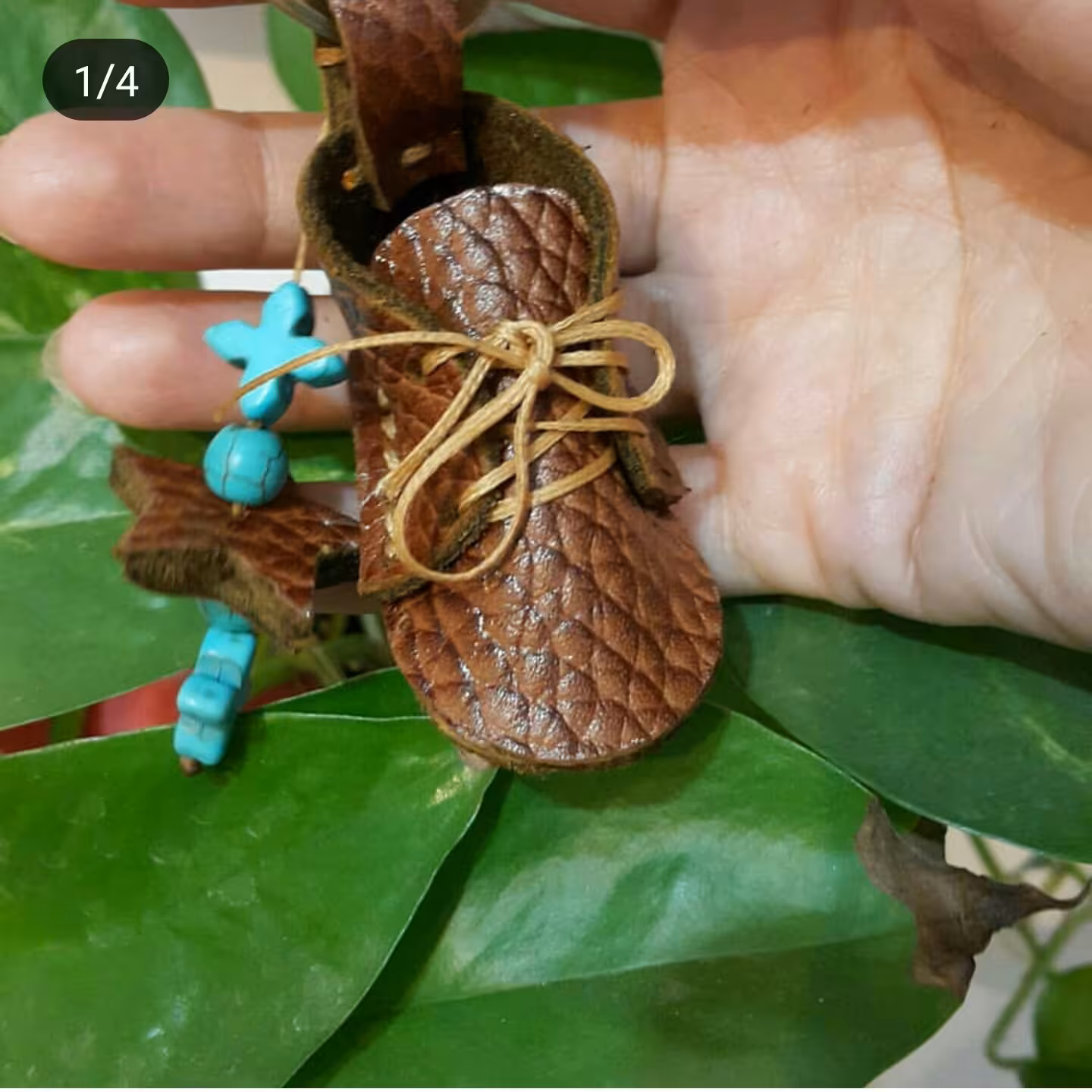 جاسوئیچی چرم طبیعی دستدوز