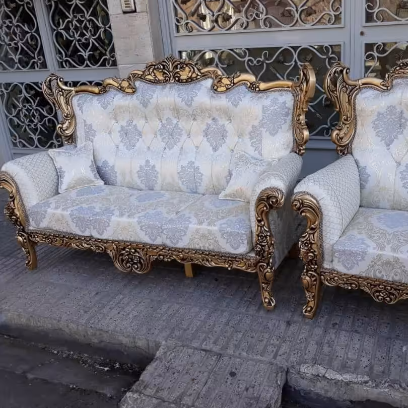 مبل راحتی 7نفره رزینی طرح 0013