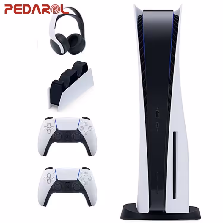 پلی استیشن 5 دیسک خور باندل یک دسته اضافه به همراه هدست Plus 3D و پایه شارژ