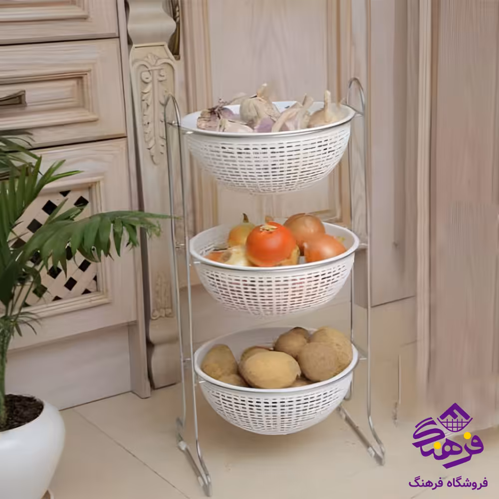 جا سيب زميني پياز هومکت 3طبقه مايا گرد