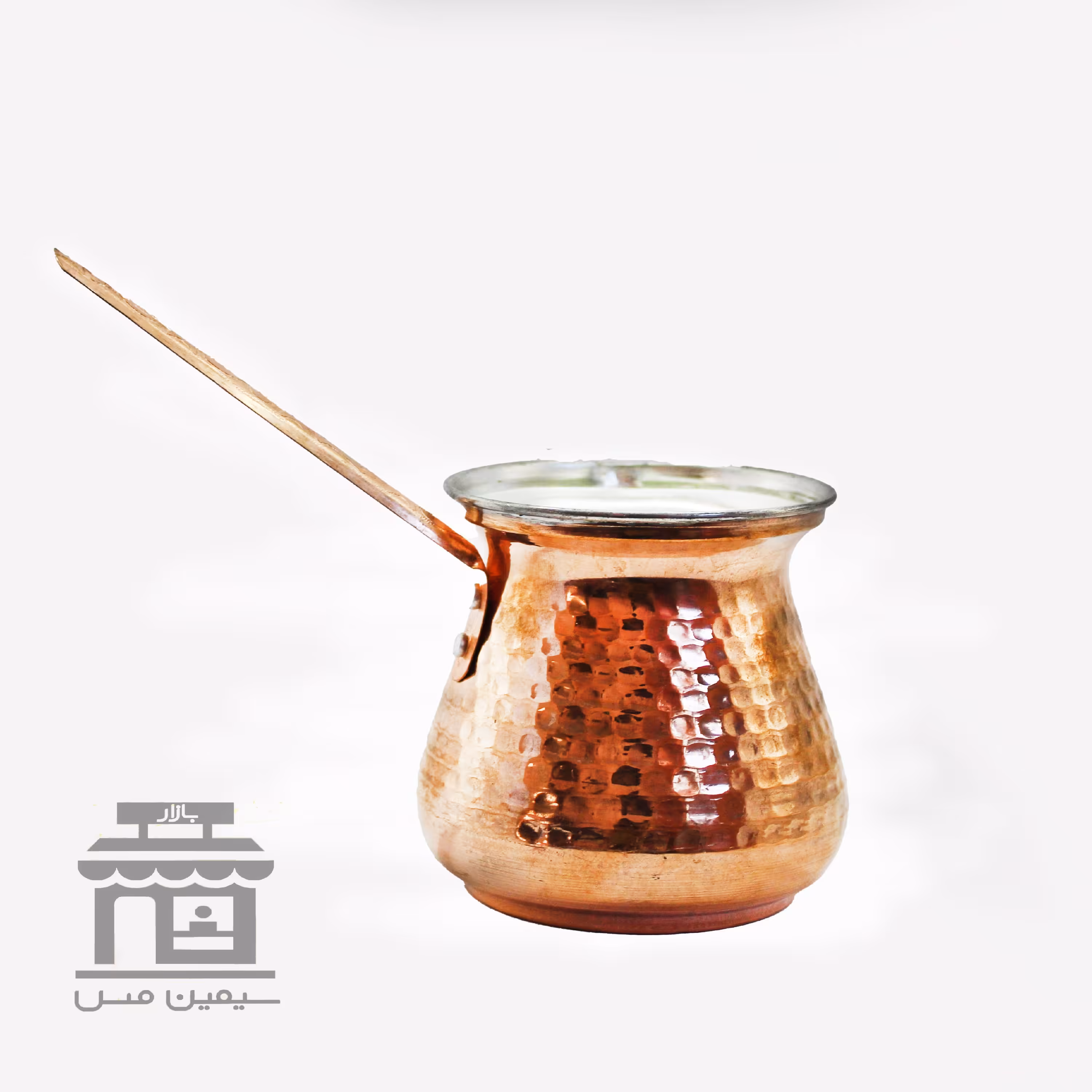 قهوه جوش دسته مسی سایز 3