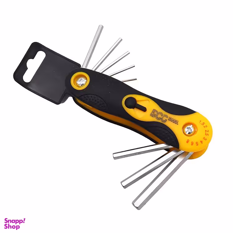 آچار آلن شش گوش مدل داگ (Model Dog) کد YPH-6GOSH-1٫5-8MM