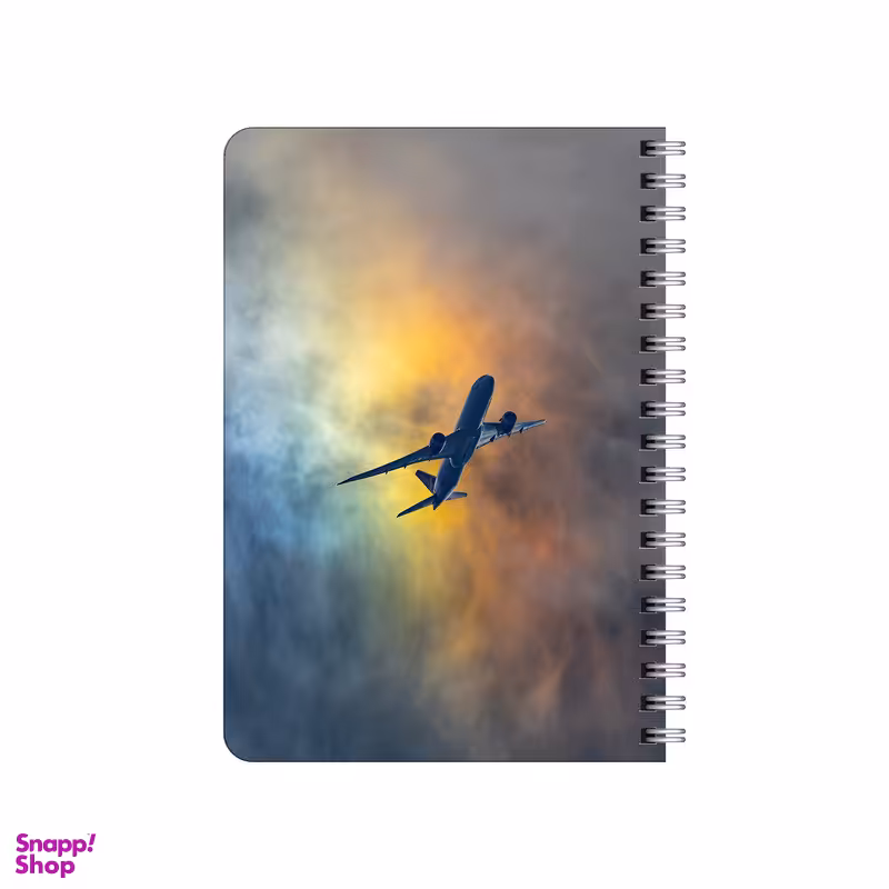 دفترچه یادداشت بامبیلیپ مدل چوبی طرح هواپیما کد 7996644
