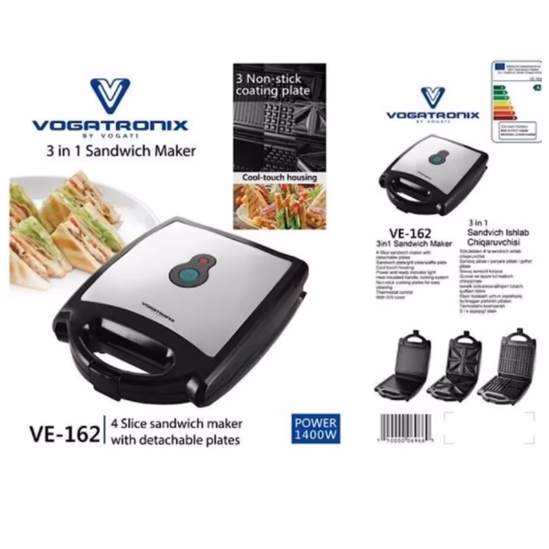 اسنک ساز 3کاره وگاتی  کد 162 با ارسال رایگان