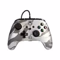 خرید گیم پد ایکس باکس PowerA Enhanced Wired Controller for XBOX Series X|S - METALLIC WHITE CAMO با بهترین قیمت