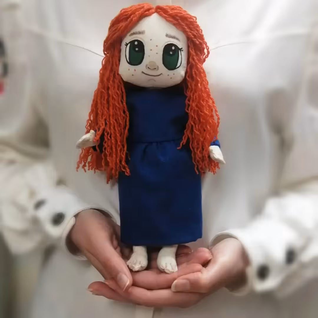 عروسک دست ساز پارچه ای