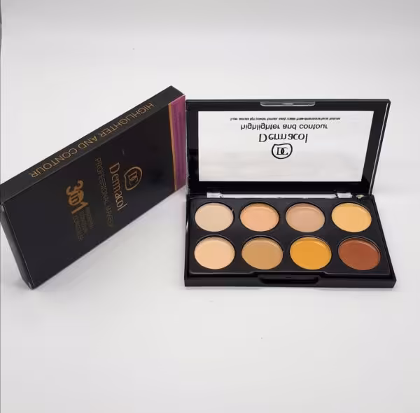 پالت کانسیلر و کانتور درماکول (DERMACOL 3 In 1 Cansiler & Contour Palette)