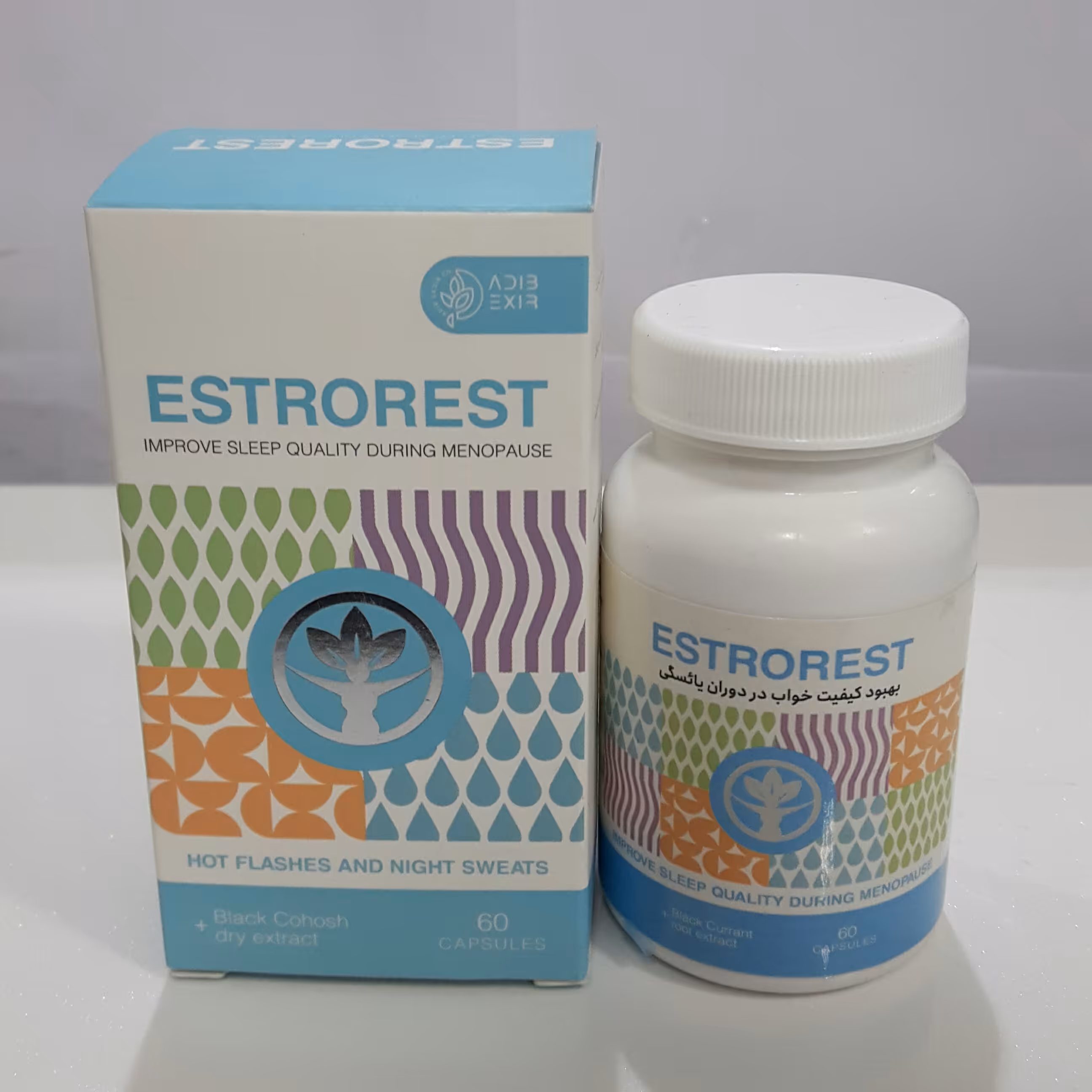 استرورست  بهبود کیفیت خواب  در دوران یائسگی ادیب اکسیر  60 عددی 