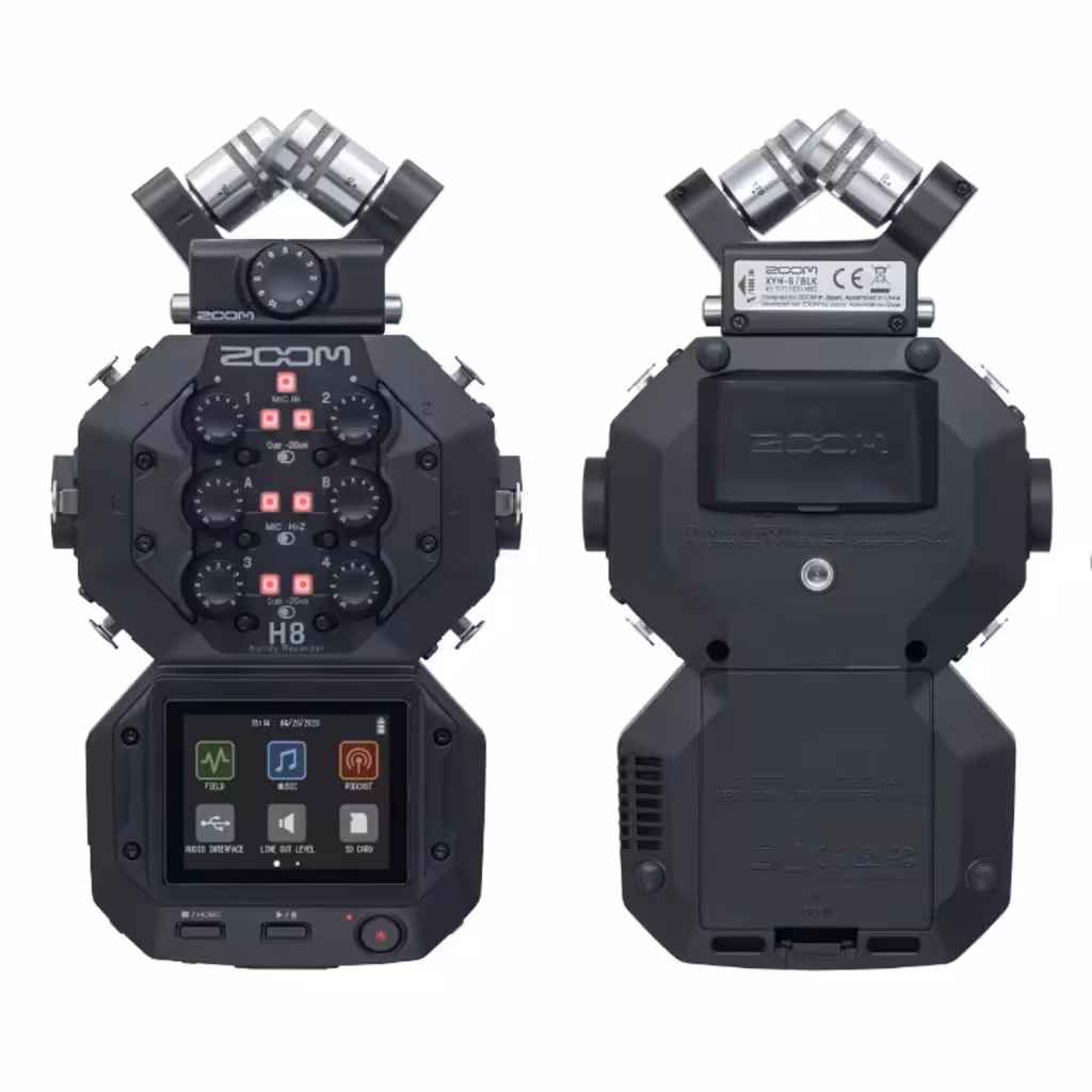 رکوردر صدا زوم Zoom H8 8-Input / 12-Track Portable Handy Recorder