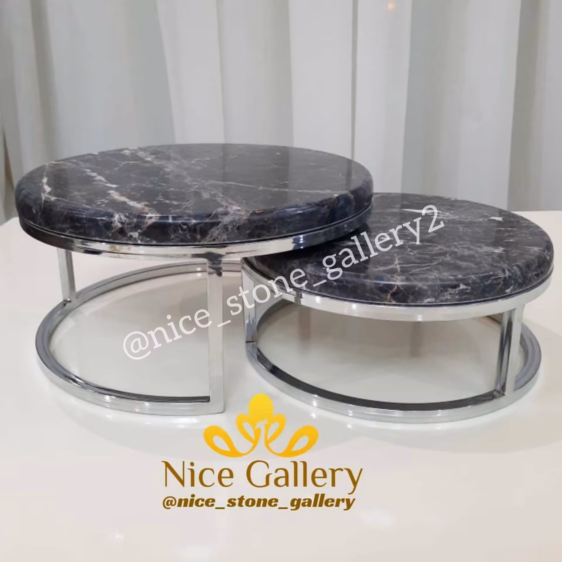 استند مزه سنگی یا میز مزه دو طبقه سنگی (پس کرایه)