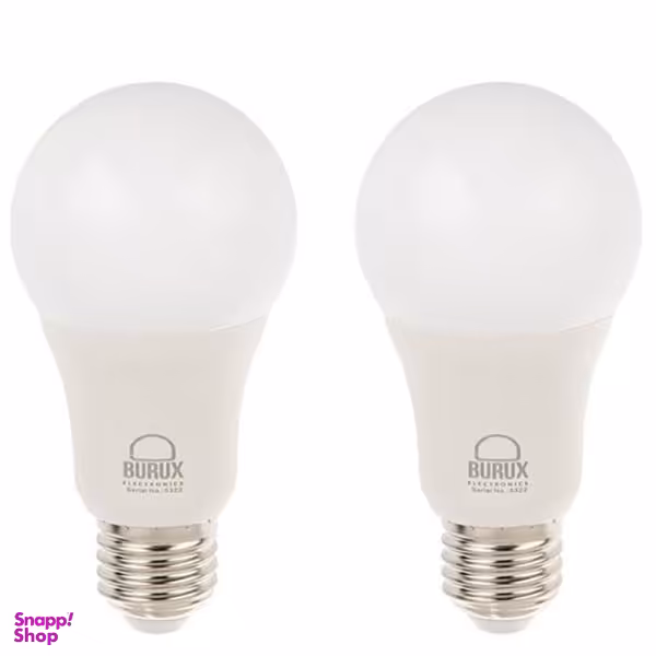 لامپ ال ای دی 12 وات بروکس مدل A60 پایه E27 بسته 2 عددی