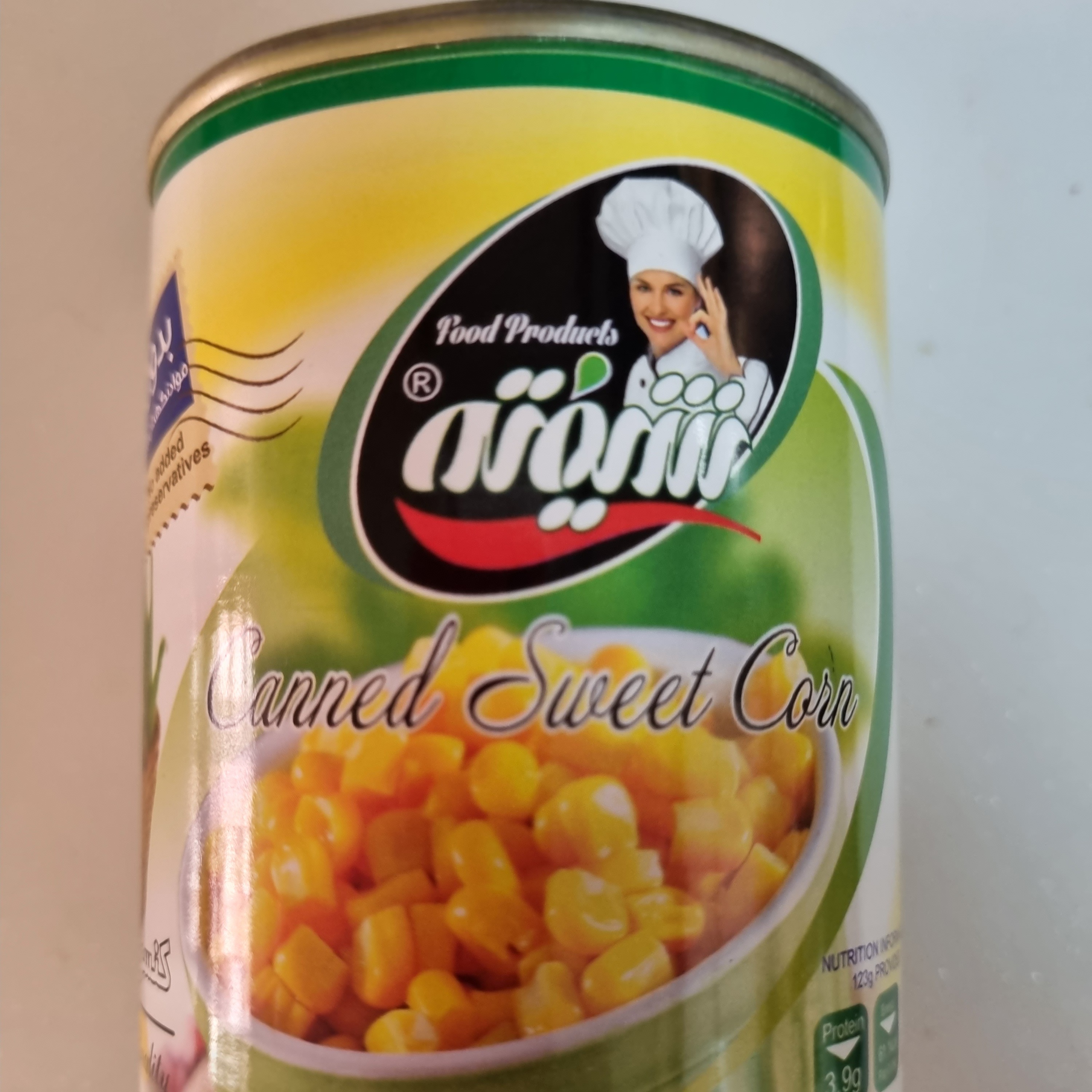 کنسرو ذرت  شیرین شیفته  370 گرمی  بدون مواد نگهدارنده