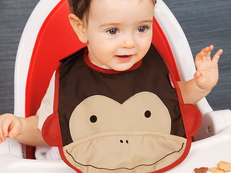 پیش بندکودک طرح میمون skip hop