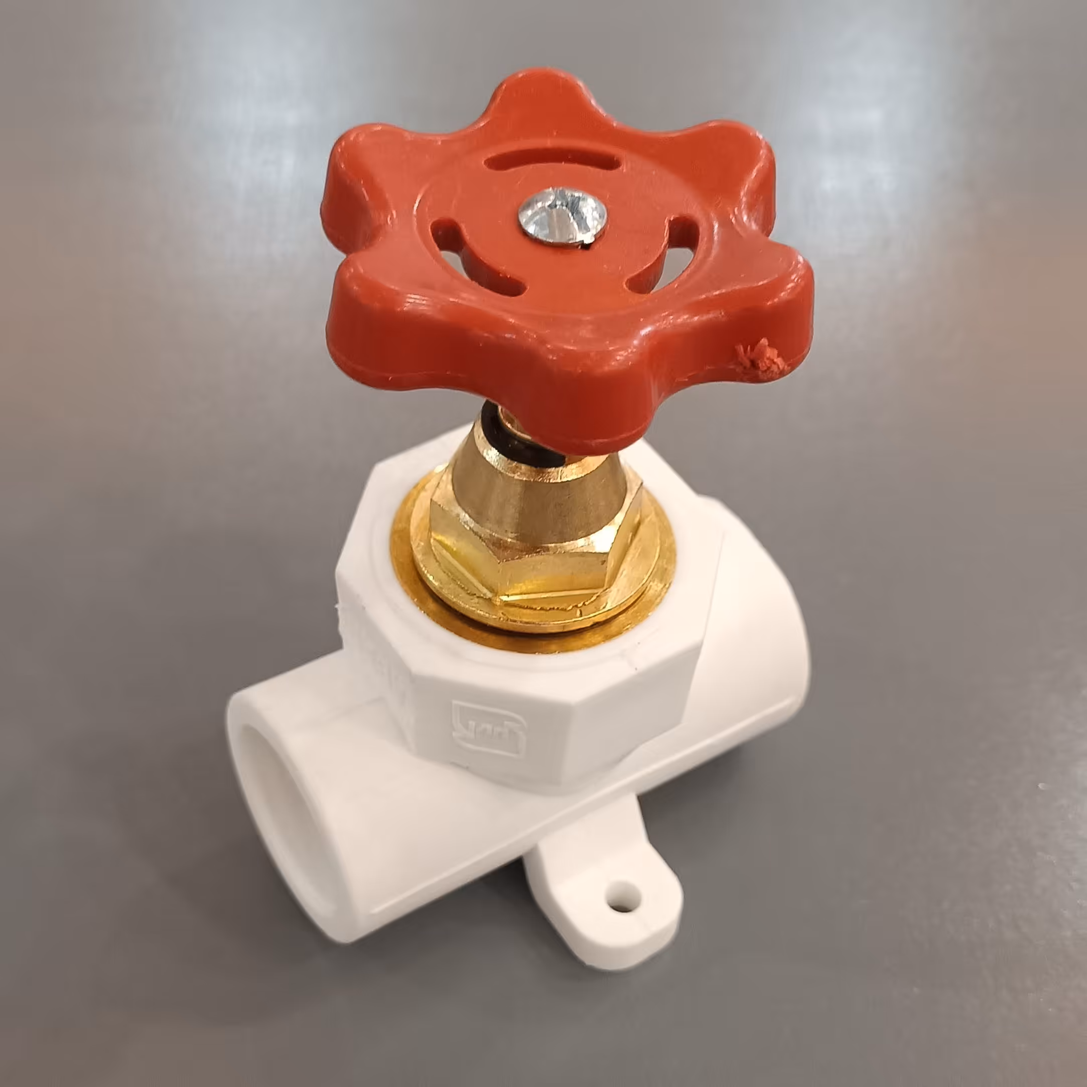 شیر فلکه 25 کامل سفید استاندارد 