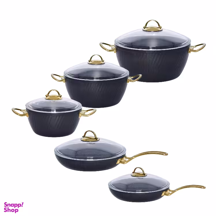 سرویس پخت و پز 10 پارچه فورج ام جی اس  کد 800400