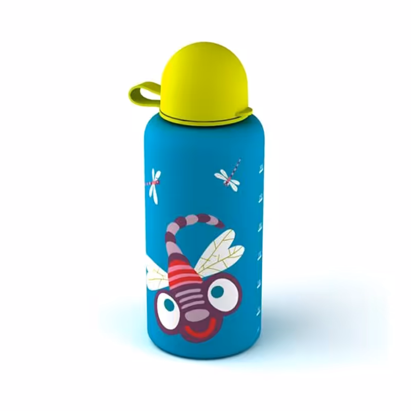 قمقمه نی دار طرح سنجاقک oops مدل 4100331