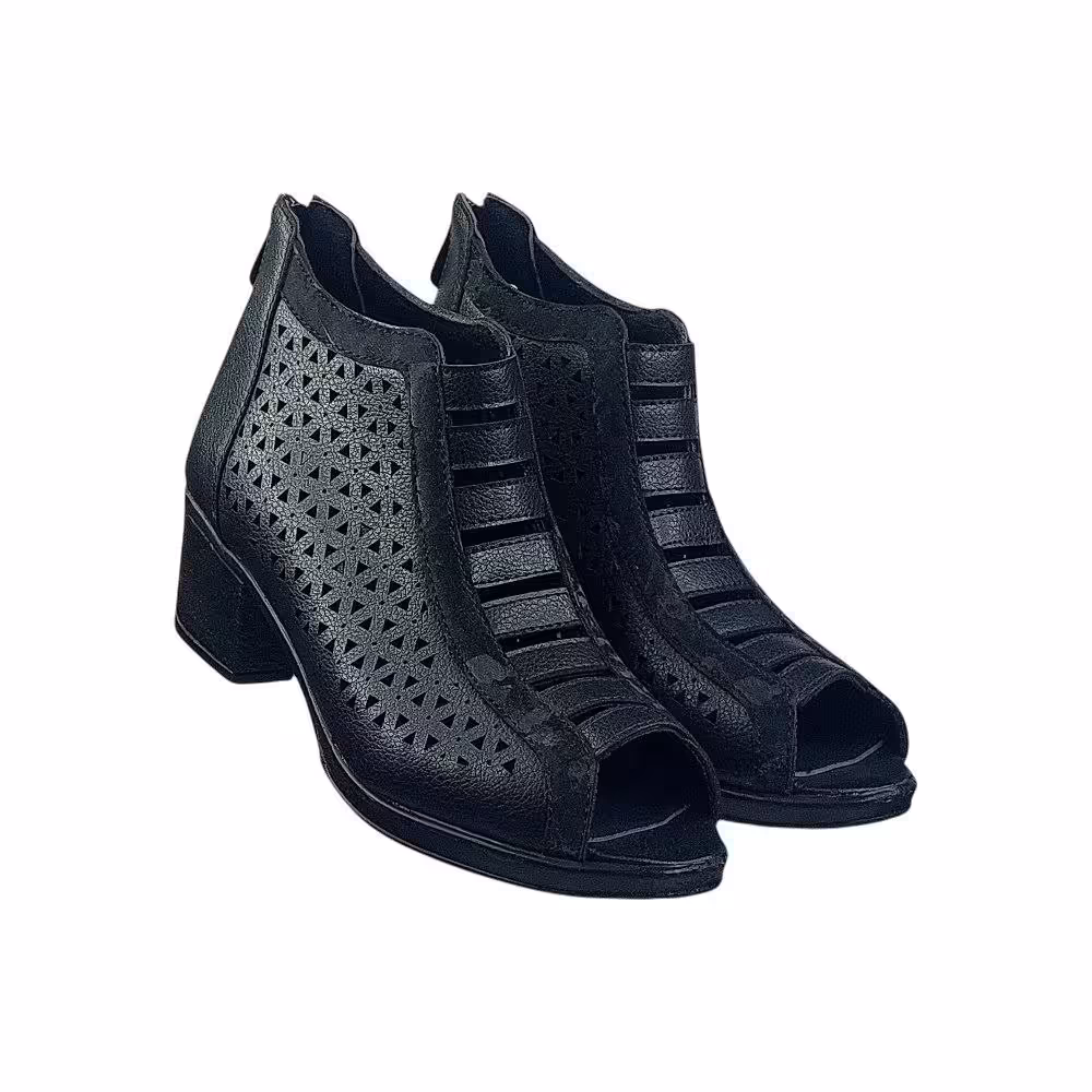 کفش مجلسی زنانه مدل آیناز گلپا مشکی بی واسطه نت 