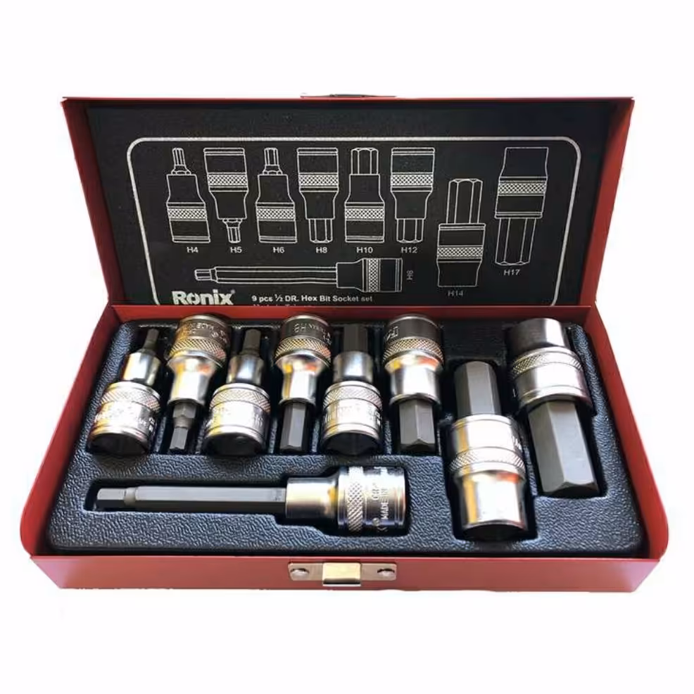 جعبه بکس آلن 6 گوش 9 پارچه رونیکس مدل 2692