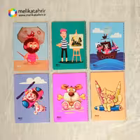 دفتر نقاشی 40 برگ پسرانه الیپون