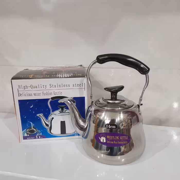 قوری 1 لیتر استیل خارجی                                            