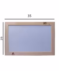 تخته  وایتبرد  دورو قاب چوبی سایز 35*25