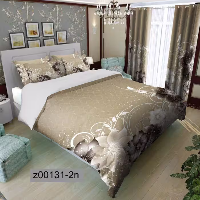 سرویس روتختی 2 نفره تنسل چاپی برندترک لند(Turk Land) z 131