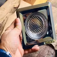 صافی سینک اصلی  مربع استیل 