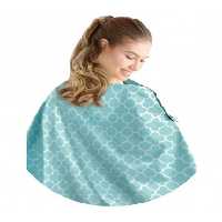کاور شیردهی بیبی جم آبی طرحدار Babyjem Breastfeeding Bib