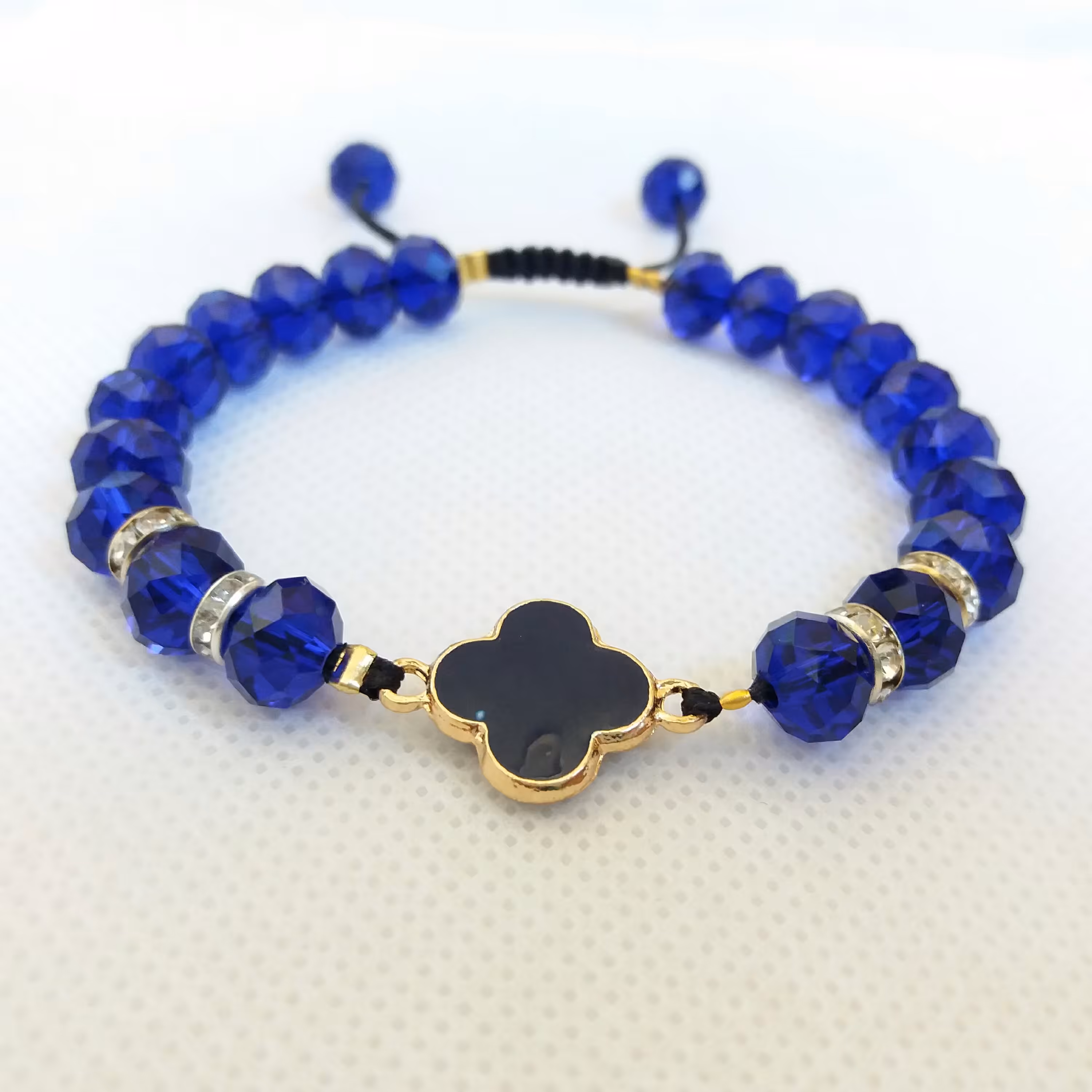 دستبند پلاک ونکلیف سرمه ای