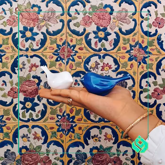 پرنده سرامیکی تک عددی