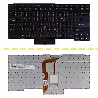کیبرد لپ تاپ لنوو ThinkPad T410 مشکی-با موس-با فریم