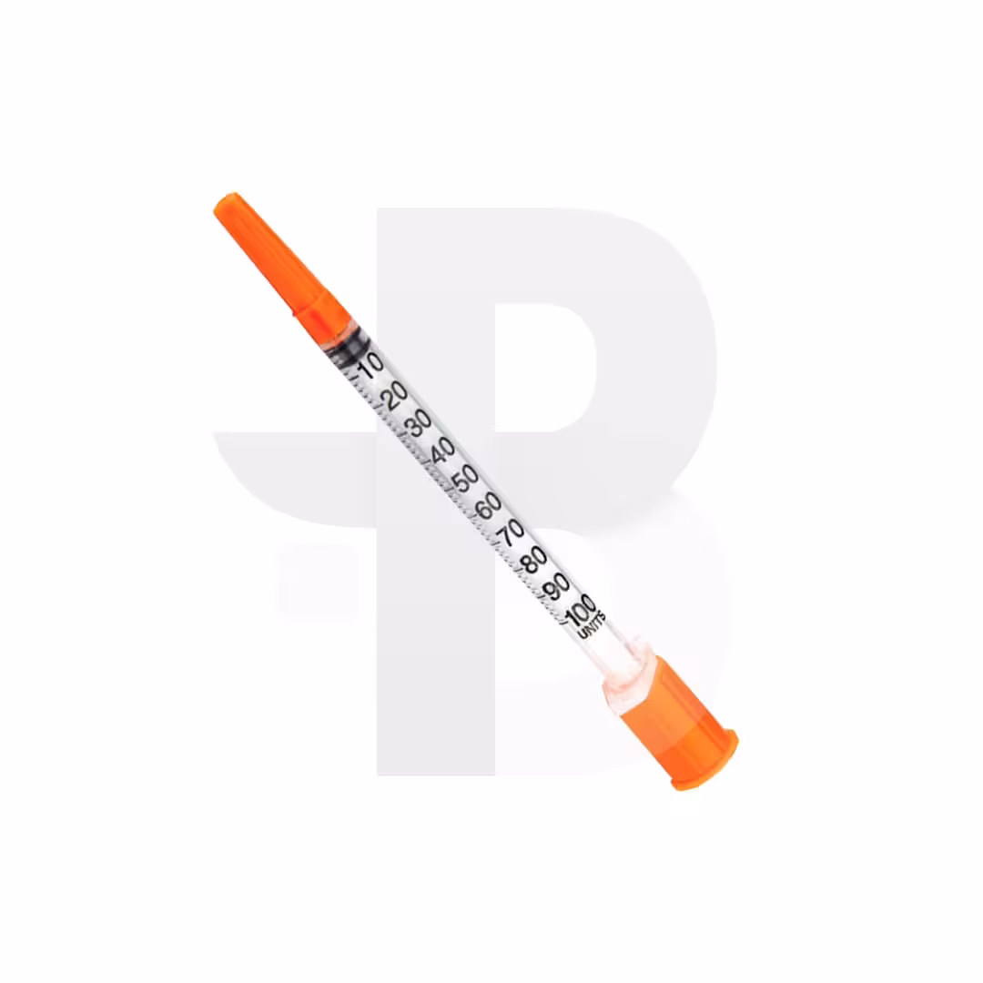 سرنگ انسولین 1 میلی لیتر یکپارچه آوا