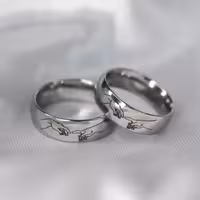 ست انگشتر دست آفرینش استیل